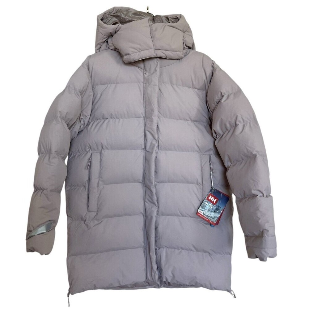 Helly Hansen Light Purple Hooded Puffer Coat